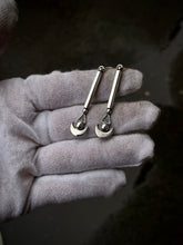 Load image into Gallery viewer, Sterling Silver Tower Earring Set
