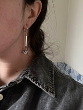 Load image into Gallery viewer, Sterling Silver Tower Earring Set