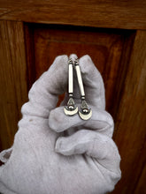 Load image into Gallery viewer, Sterling Silver Tower Earring Set