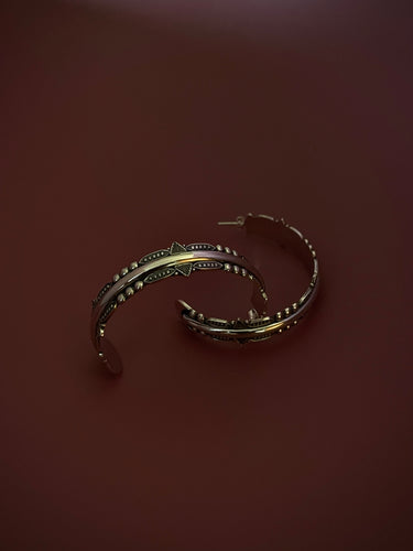 Sterling Silver Badlands Hoop set