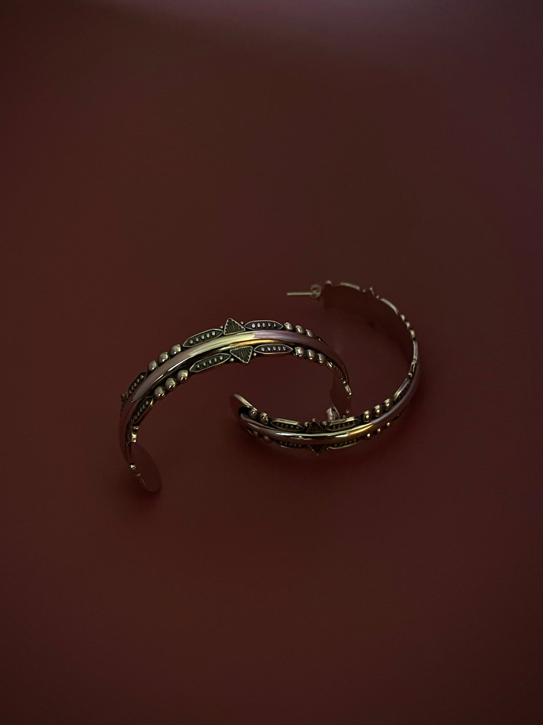 Sterling Silver Badlands Hoop set