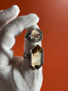 Moss Agate Ring size 9.75