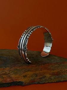 Sterling silver Badlands cuff *Made to order*