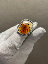 Load image into Gallery viewer, Montana Agate Ring 8.5