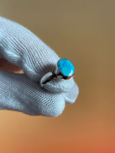 Kingman Turquoise Ring Size 7.5