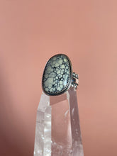 Load image into Gallery viewer, Dark Moon Hubei Turquoise Ring size 9