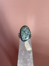 Load image into Gallery viewer, Dark Moon Hubei Turquoise Ring size 9