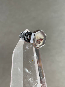 Moss Agate Ring size 8.5