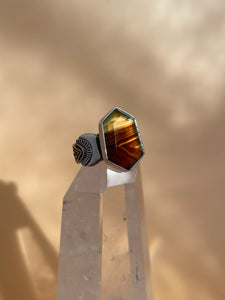 Montana Agate Ring size 7.75