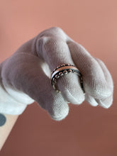 Load image into Gallery viewer, Dark Moon Hubei Turquoise Ring size 8.5
