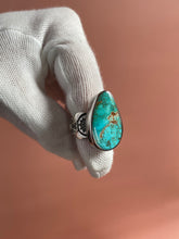 Load image into Gallery viewer, High grade Royston Turquoise Ring size 7.75/8