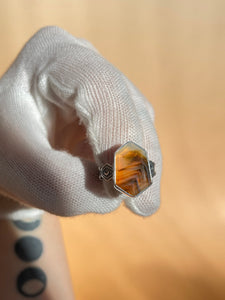 Montana Agate Ring size 6.75