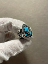 Load image into Gallery viewer, Persian Turquoise Alter Ring Size 8.25