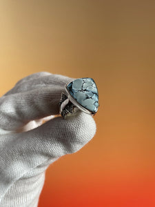 Dark Moon Hubei Turquoise Ring size 7.25