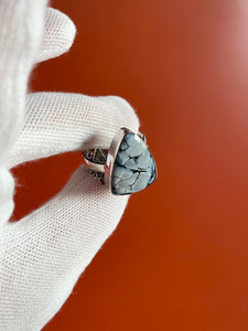 Dark Moon Hubei Turquoise Ring size 7.25