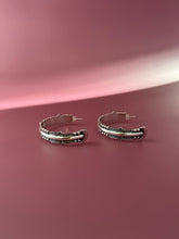 Load image into Gallery viewer, Sterling Silver Badlands Hoop set