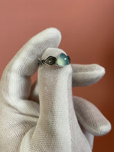 Load image into Gallery viewer, Chalcedony Moon ring *Made to order*