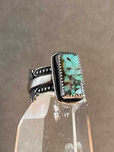 Natural Royston Turquoise Ring size 7.25-7.5