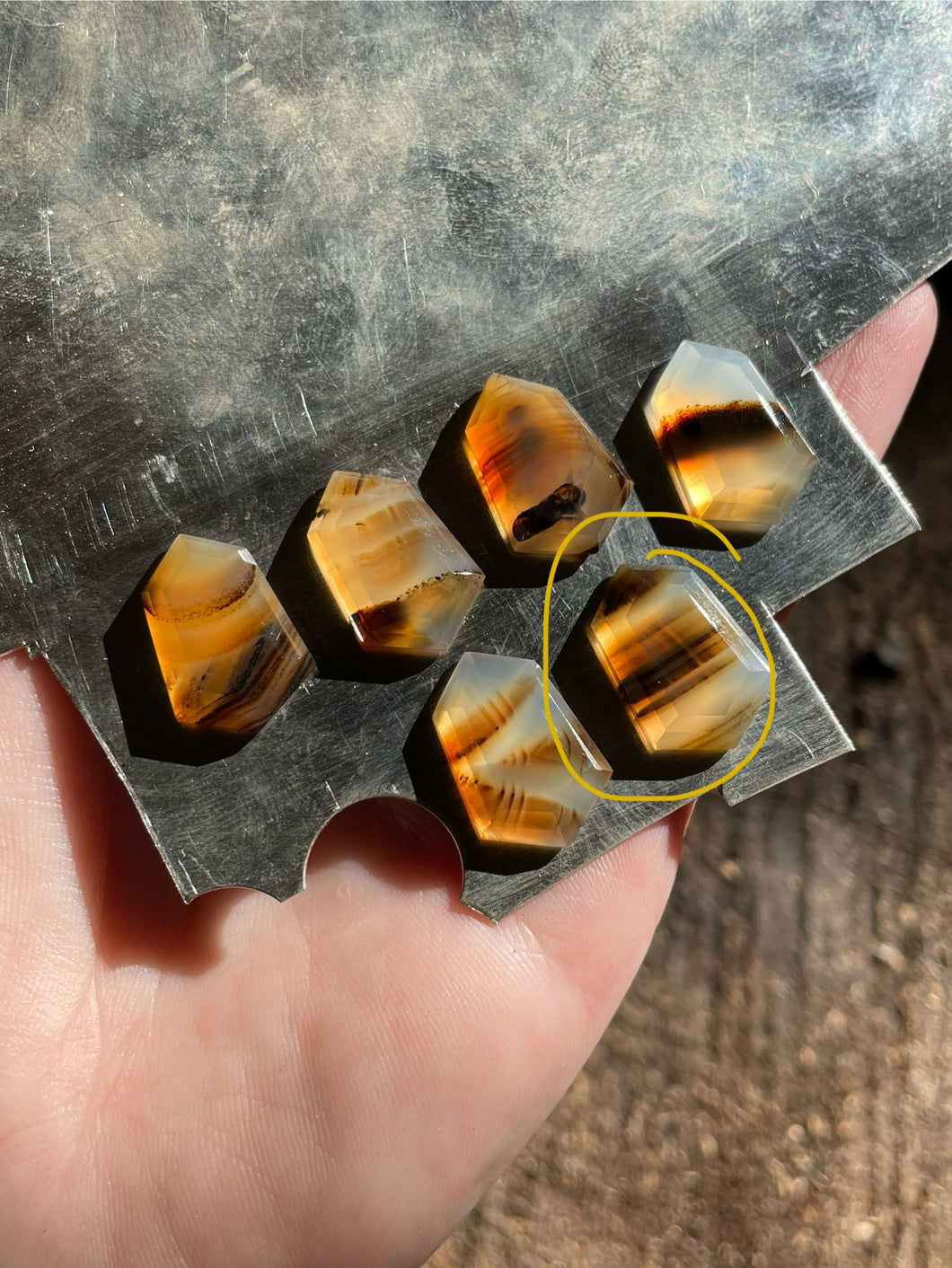 Montana Agate ring for Kelly