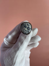 Load image into Gallery viewer, Dark Moon Hubei Turquoise Ring size 7