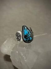 Load image into Gallery viewer, Persian Turquoise Alter Ring Size 8.25