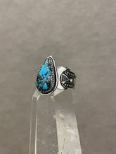 Load image into Gallery viewer, Persian Turquoise Alter Ring Size 8.25