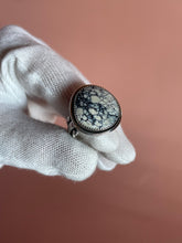 Load image into Gallery viewer, Dark Moon Hubei Turquoise Ring size 7
