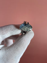 Load image into Gallery viewer, Dark Moon Hubei Turquoise Ring size 7.75