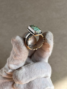 Natural Royston Turquoise Ring size 7.25-7.5