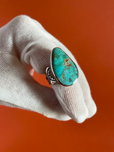High grade Royston Turquoise Ring size 7.75/8