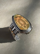 Load image into Gallery viewer, Morrisonite Jasper Badlands Cuff