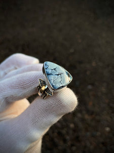 Dark Moon Hubei Turquoise Ring size 7.25