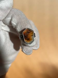 Montana Agate Ring size 6.75