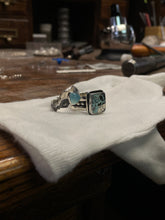 Load image into Gallery viewer, Chalcedony Moon ring *Made to order*