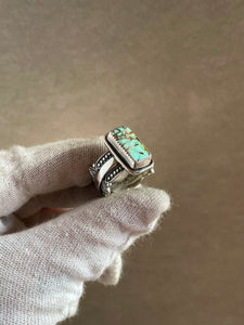 Natural Royston Turquoise Ring size 7.25-7.5