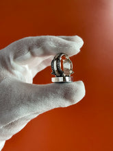 Load image into Gallery viewer, Dark Moon Hubei Turquoise Ring size 7.25