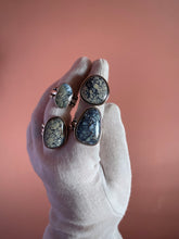Load image into Gallery viewer, Dark Moon Hubei Turquoise Ring size 7.75