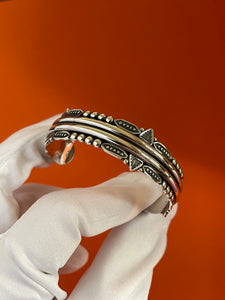 Sterling silver Badlands cuff *Made to order*