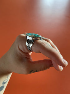 High grade Royston Turquoise Ring size 7.75/8