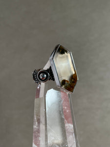 Moss Agate Ring size 9.75