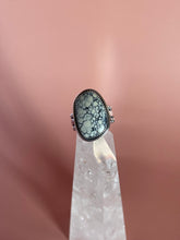 Load image into Gallery viewer, Dark Moon Hubei Turquoise Ring size 9