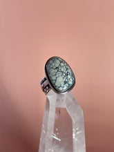 Load image into Gallery viewer, Dark Moon Hubei Turquoise Ring size 9