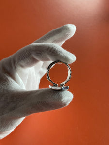 Moss Agate Ring size 9.75