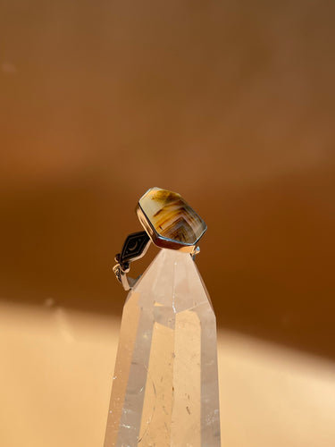 Montana Agate Ring size 6.75