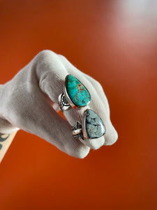 Dark Moon Hubei Turquoise Ring size 7.25