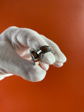 Load image into Gallery viewer, Dark Moon Hubei Turquoise Ring size 7.25