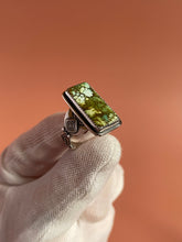 Load image into Gallery viewer, Hubei Turquoise Ring size 7.5