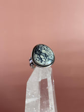 Load image into Gallery viewer, Dark Moon Hubei Turquoise Ring size 7