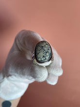 Load image into Gallery viewer, Dark Moon Hubei Turquoise Ring size 9