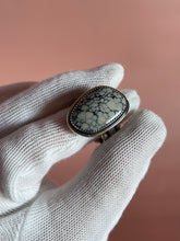 Load image into Gallery viewer, Dark Moon Hubei Turquoise Ring size 9